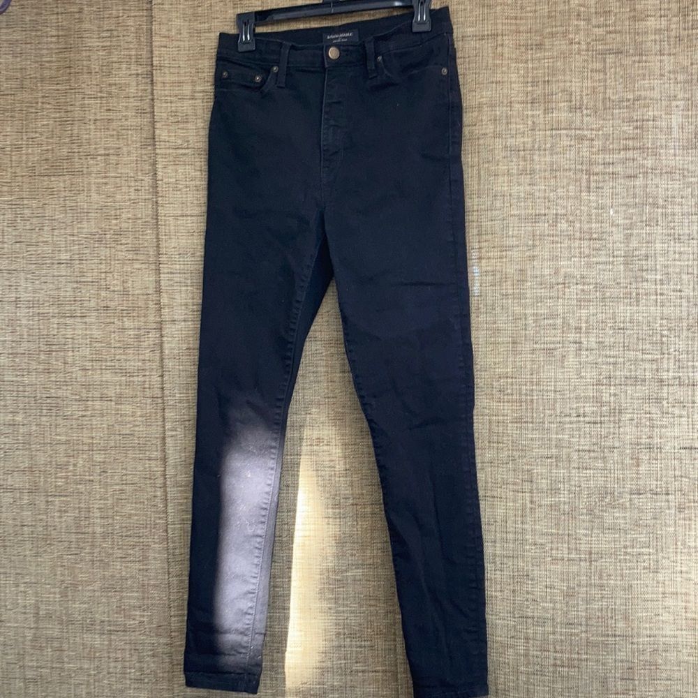 Banana Republic high rise skinny jeans black